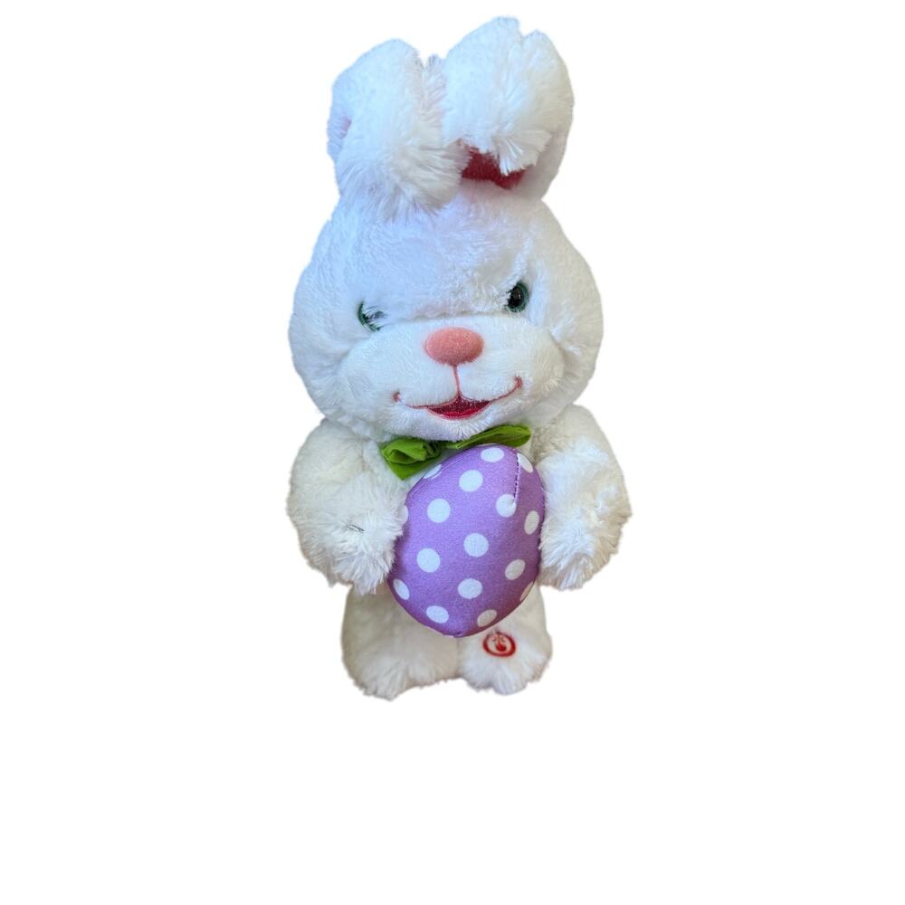 Hallmark‎ Animated All About the Eggs Bunny singing hopping plush